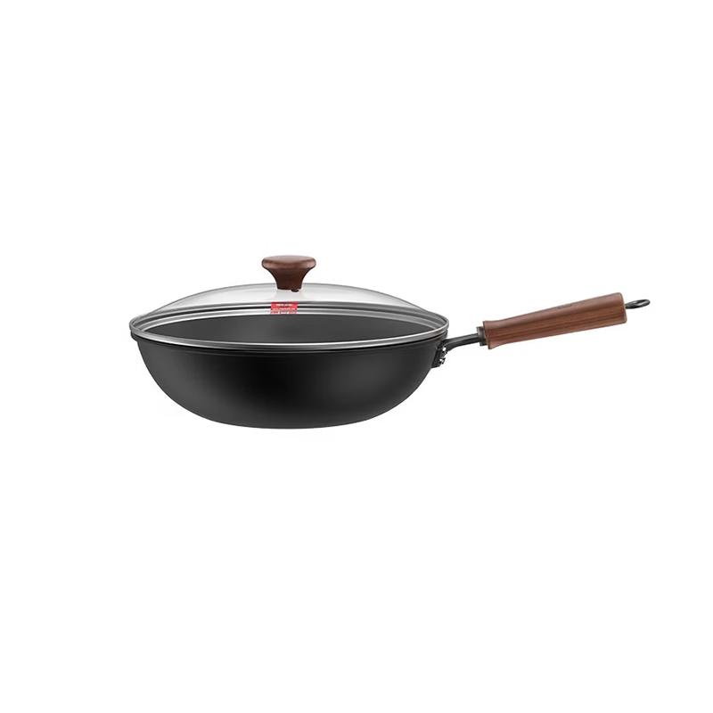KOBACH 32cm Refined Iron Stir-Fry Wok
