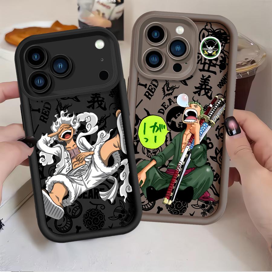 Case for Apple iPhone 17 Pro Max 11 Air 13 Mini 15 16e 16 12 14 Plus XR XS Phone Cover One Pieces Anime