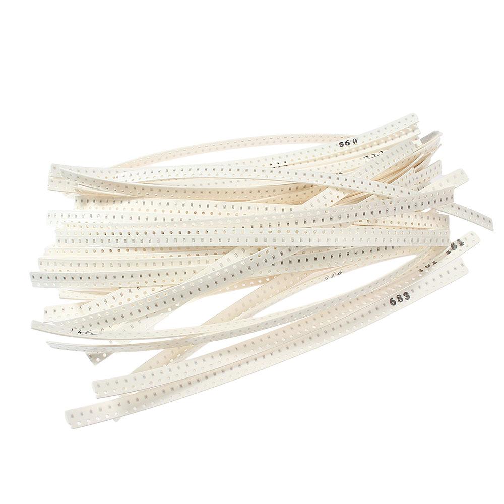 2500PCS/Set 1P~10UF SMD 0603 Capacitor Assortment Kit, 50 values capacitors pack 5.6PF 6.8PF 8.2PF 100PF 1nf 10nf 100nf 1uf 10UF