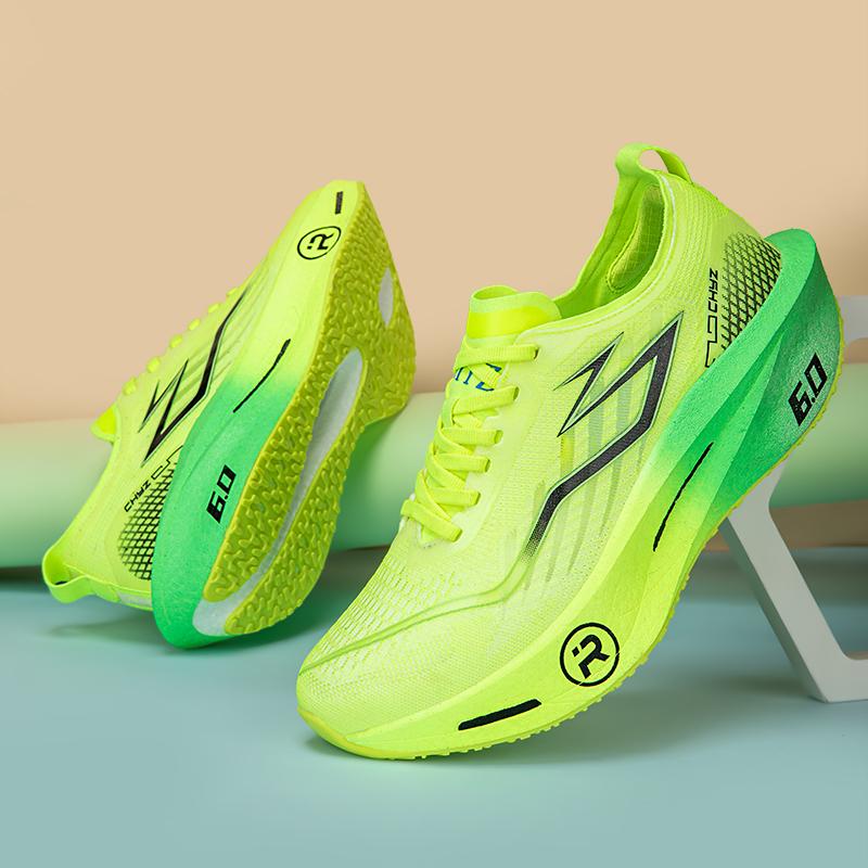 Scarpe da Corsa Speciali da Uomo per Maratona con Piastra in Carbonio Traspiranti Leggere Comode da Donna Atletiche Antiscivolo Ammortizzate Stabili Sneakers
