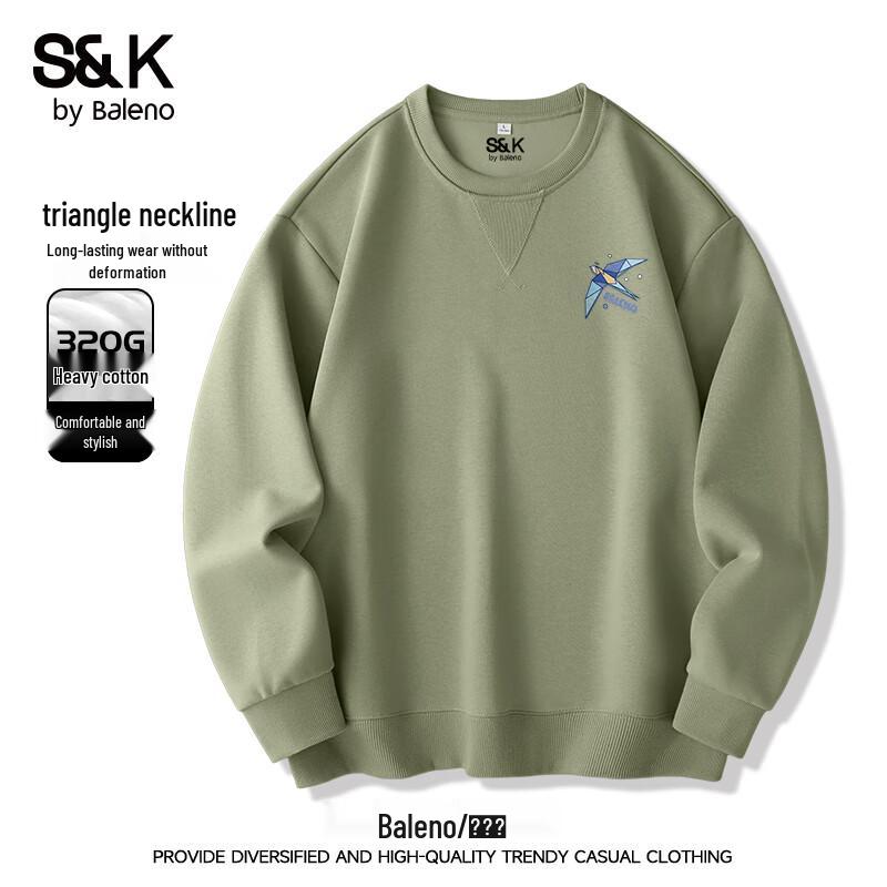 Baleno S&K Men's Crew Neck Graphic Sweatshirt