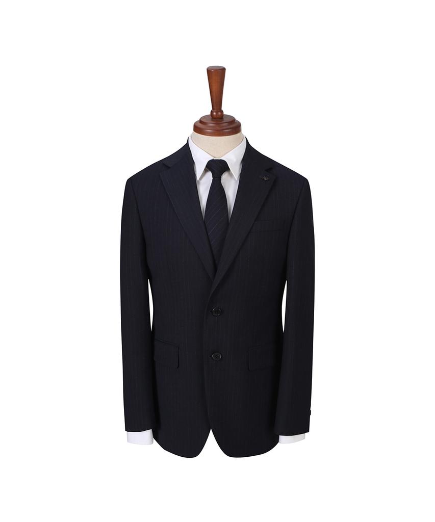 Fahrenheit Striped Single Suit Jacket (Fijaa2331)