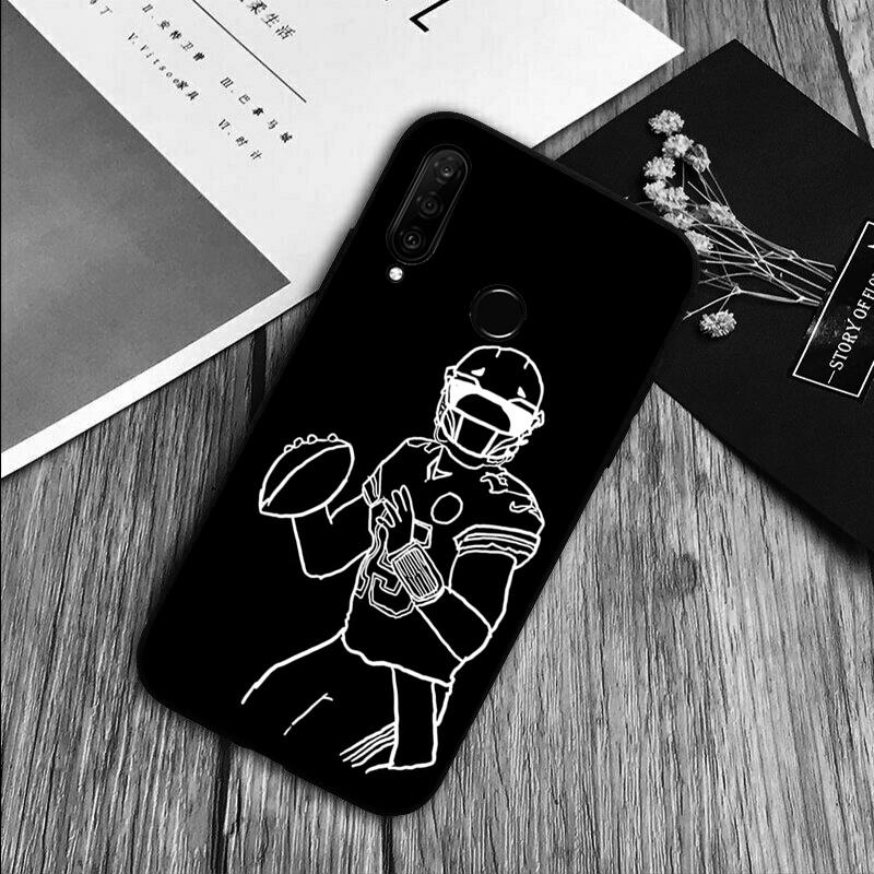American football player sport For Huawei Nova 8i 11i 12i 12s 9 10 SE Y60 Y70 Y90 Y72 Y73 Y61 Y91 P60 Pro P30 P40 Lite Case