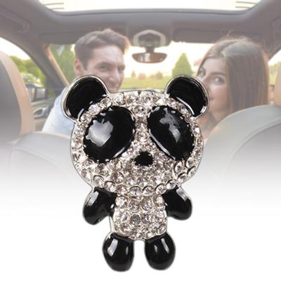 Clip per profumo modello Panda buon odore mini intarsio in metallo presa d'aria per veicolo profumo per auto