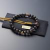 Buddhist Altar Shop Takita Shoten Buddhist Prayer Jodo Shinshu Buddhist Formal Prayer Beads for Striped Ebony Eye Silk Prayer Beads Bag Kyoto Buddhist