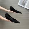 Spring Autumn Fashion Women High Heels Luxury Velvet Shallow Pumps Wedding Party Pointed Toe Single Shoe