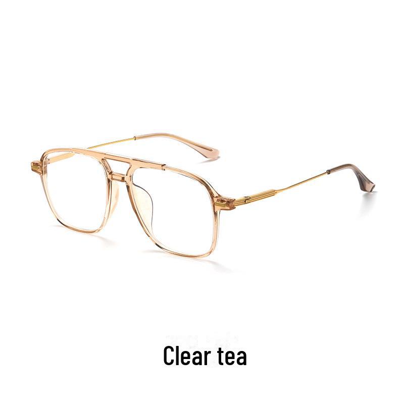 

Danyang B98008F Ультралегкие ретро-очки для мужчин с двойным лучом из чистого титана для близорукости