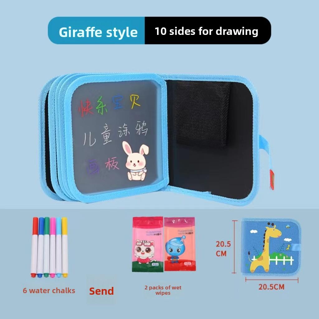 Children's Drawing Board Erasable Painting Book Coloring Water Chalk Cartoon Household Multi-functional Graffiti Drawing Board