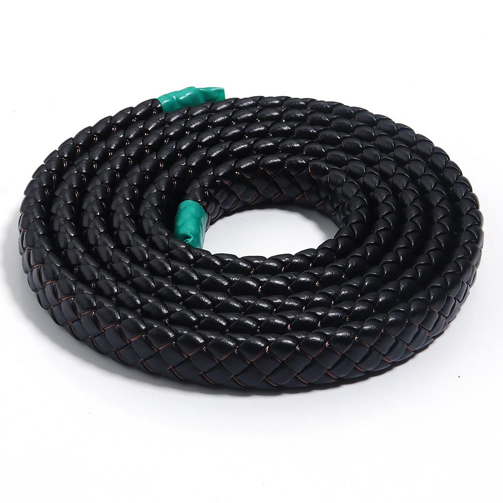 1m/pack PU Leather Braided Cords Colored Thread Flat Leather Rope For DIY Handmade Retro Bracelet Jewelry Making Accessories