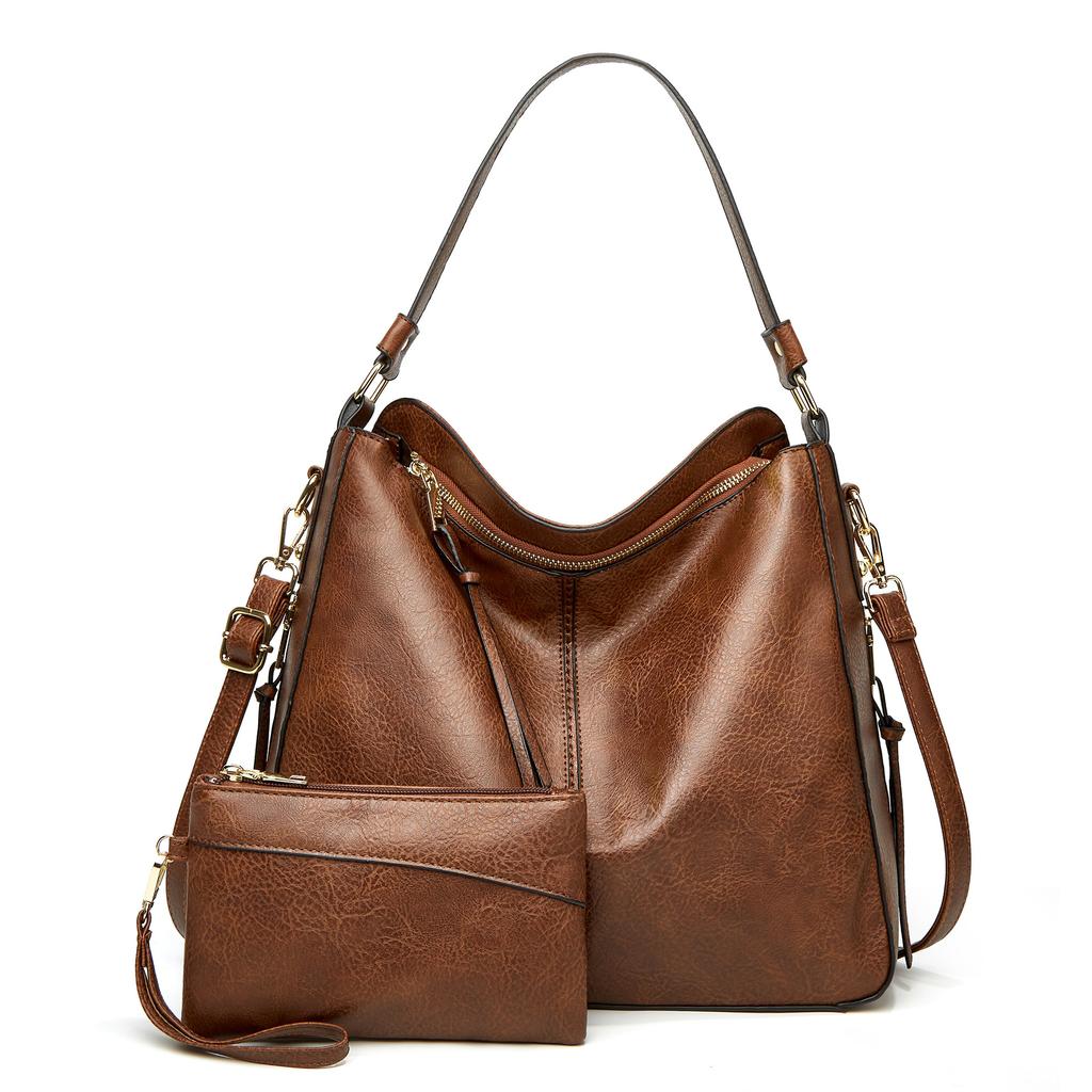 Luxury Soft PU Leather Women's Tote Bags Casual Female Shoulder Bags Simple Large Capacity Crossbody Bags Ladies Handbags