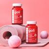 [goli] Apple Cider Vinegar Low Sugar Jelly 60 Gummies, 2 Boxes