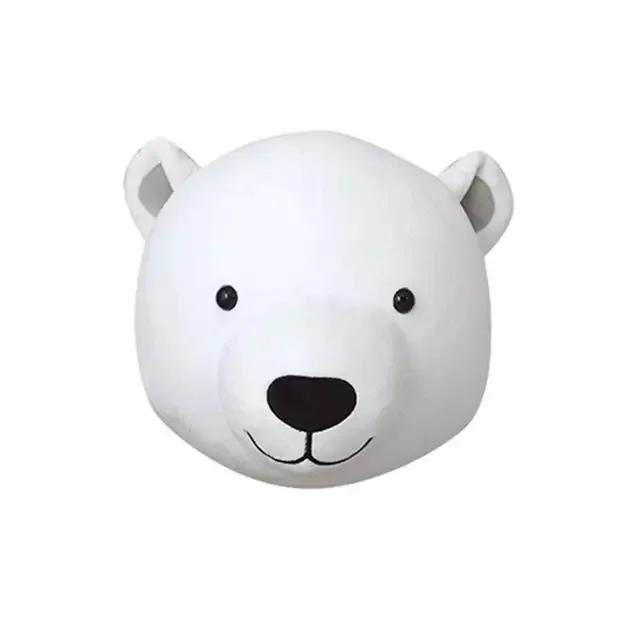 

Animal Head Dinosaur Decor Elephant Deer Hanging Mount Stuffed Animal Plush Toy Princess Doll Girl Kid Boy Gift Nursery Room