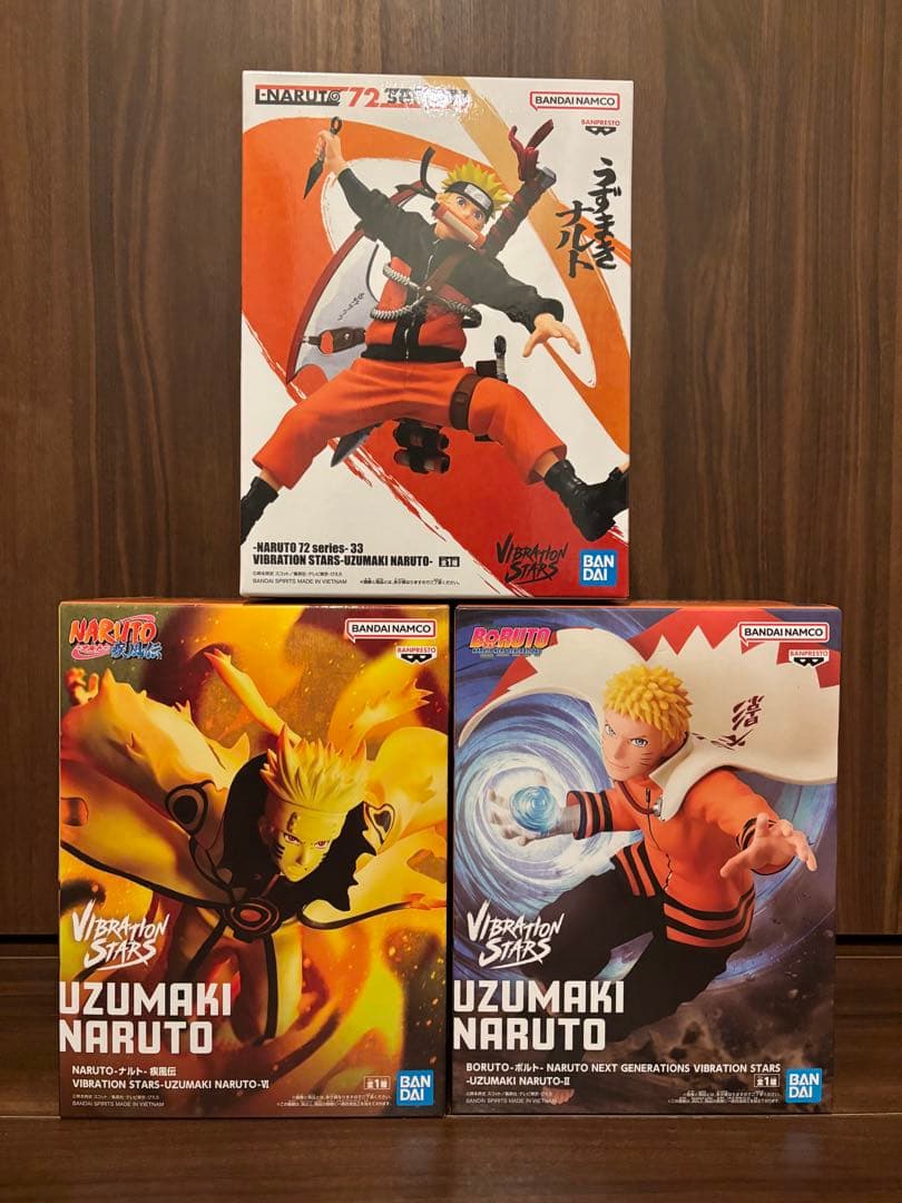 NARUTO Figure VIBRATION STARS Set 3