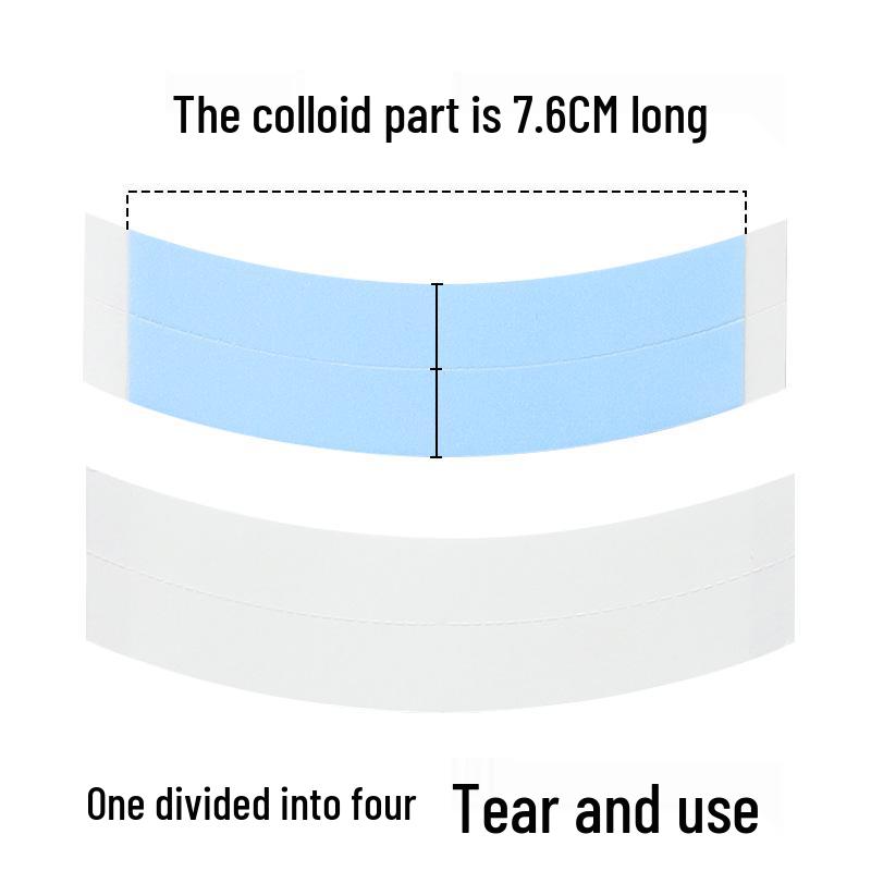 Ultra-Thin Blue Double-Sided Bio Scalp Wig Adhesive Tape - Waterproof & Sweatproof