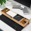 Digital Shoppy IKEA ELLOVEN Monitor Stand with Drawer, White (804.747.83)