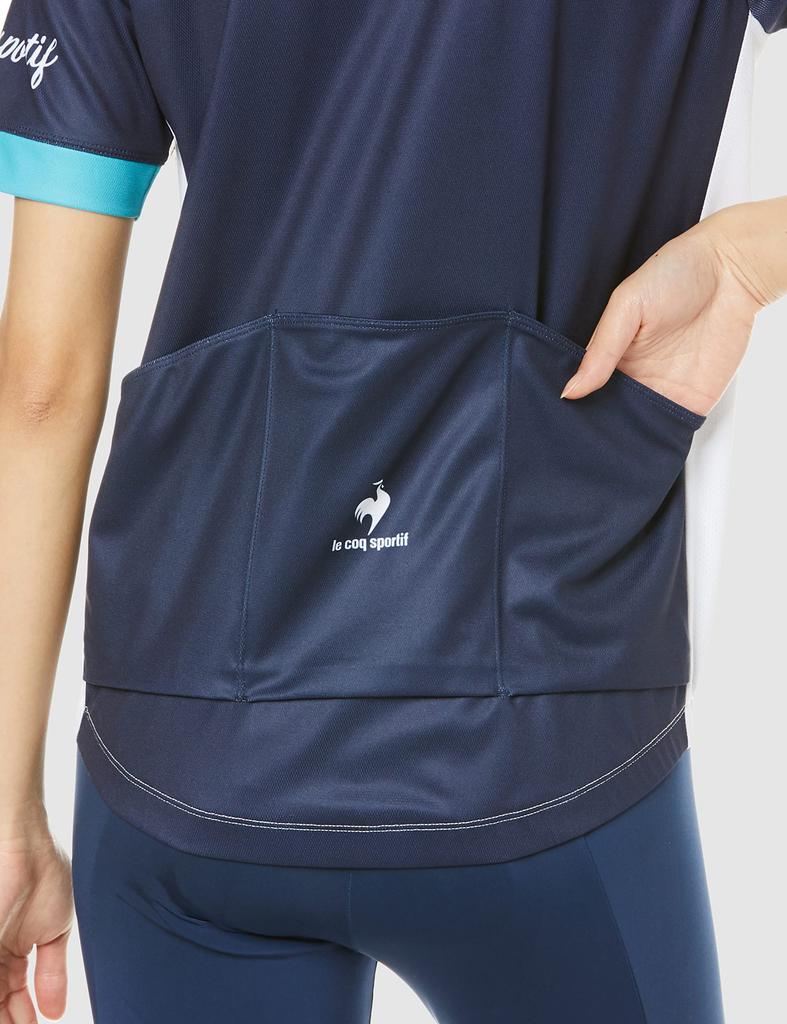 Coq Cycling Sweat Quick Road Short Sleeve NVY S [Le Sportif] Jersey, Absorbent, Drying, Stretch, Bicycle, Bike, Shirt, Women's