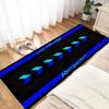 Tappeto per Garage Moto Tappetino da Gara Cool Moto Display Tappetino Espositore Moto Corridoio Antiscivolo Tappeto Decorazione Casa