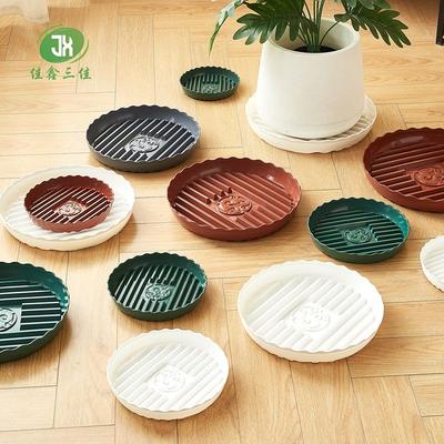 Ventilated Flower Pot Tray Thickened Resin Durable Plant Saucer for Home Decor