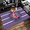 1PC Toul-ouse Football  Rug Game Carpet, Floor Mat for Bedroom Living Room Entryway Rug, Home Decor Idea Gift for Christmas Birthday