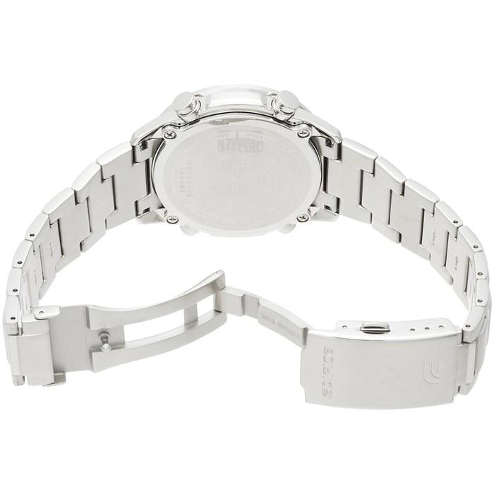 Casio Edifice EQW-T650D-1AJF Men's Watch, Silver Stainless Steel