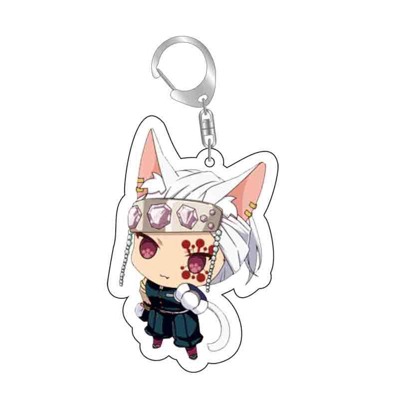 Demon Slayer Double-Sided Tanjiro & Nezuko Acrylic Keychain Custom 55mm