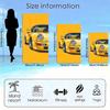 Yellow retro sports car pattern polyester microfiber beach towel is highly absorbent, suitable for swimming and beach outings