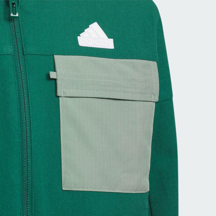 New Adidas Jacket Forest Green Teenagers IQ1311