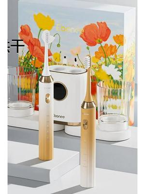 Ebonee P10 Smart Sonic Electric Toothbrush Couple Set CN Plug (adapter Included)