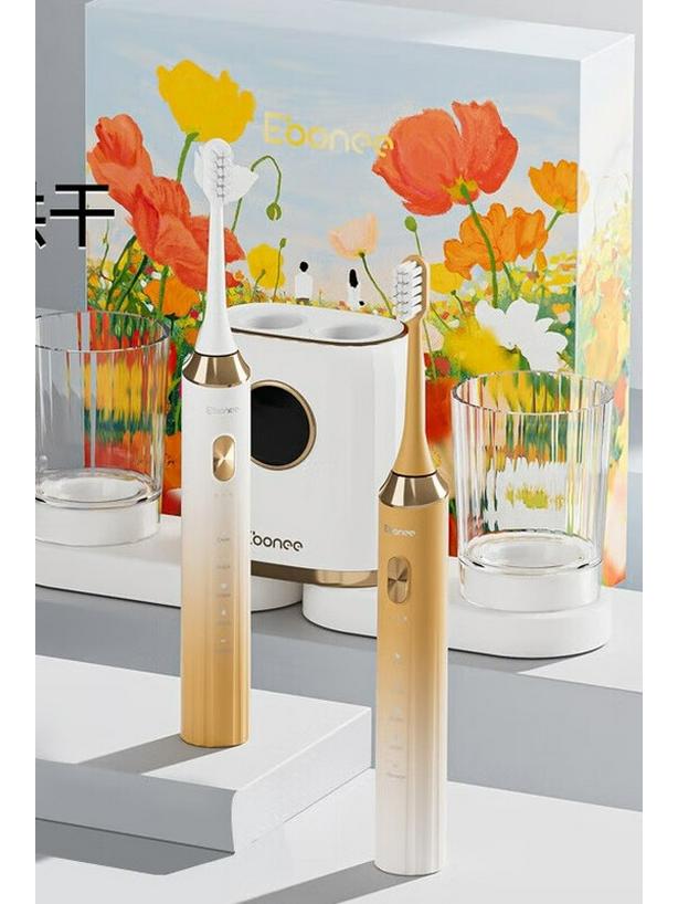 

Ebonee P10 Smart Sonic Electric Toothbrush Couple Set