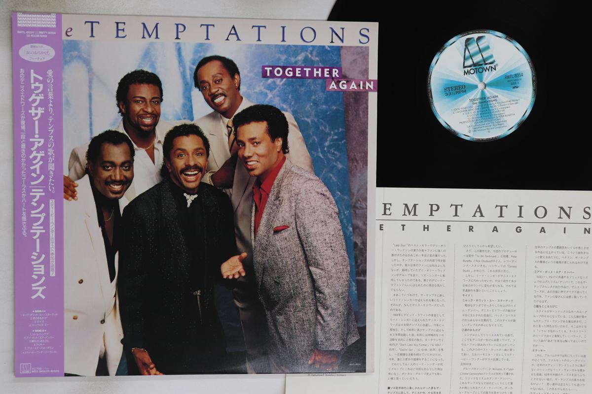 

LP Record TEMPTATIONS - Together Again RMTL8054 MOTOWN 1987 Japan Obi Soul/Funk Used