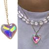 Heart Neck Jewelry Pendant Choker Necklace Alloy Material Jewelry Gift for Girls