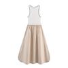 Autumn 2025 European & American Style High-End Patchwork Midi Dress