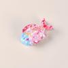 Ocean-Themed Seashell Acrylic Claw Clip: Cute Conch Design for Half-Up Hairstyles