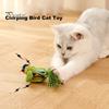 Chirping Bird Cat Toy Interactive Flapping Wings Plush Long-Lasting Battery Operated Stimulate Animal Kitten for Indoor Cats Safe And Durable