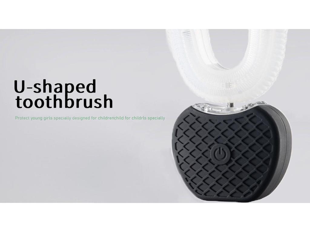 360° U-Shaped Electric Toothbrush - Hands-Free Travel Brush
