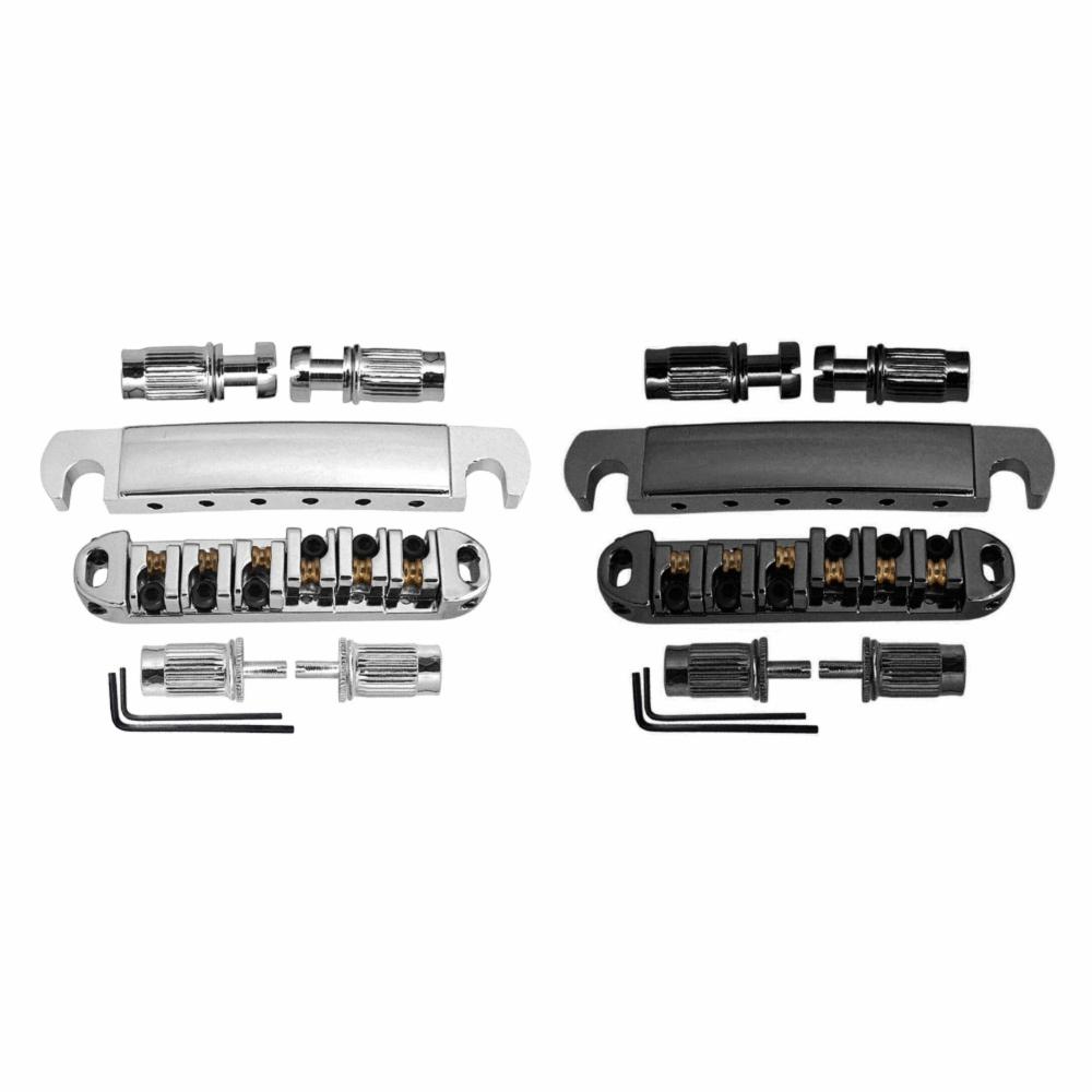 6 String Musical Instrument Accessories Metal Electric Guitar Bridge Guitar Repair чёрный