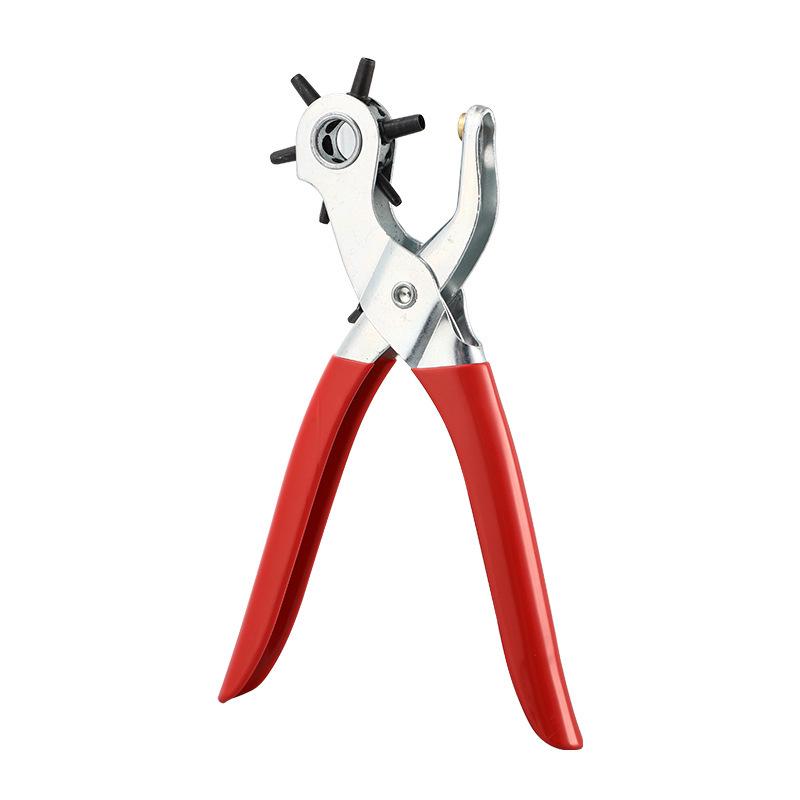 German Style Multi-Functional Leather Belt Hole Punch Pliers
