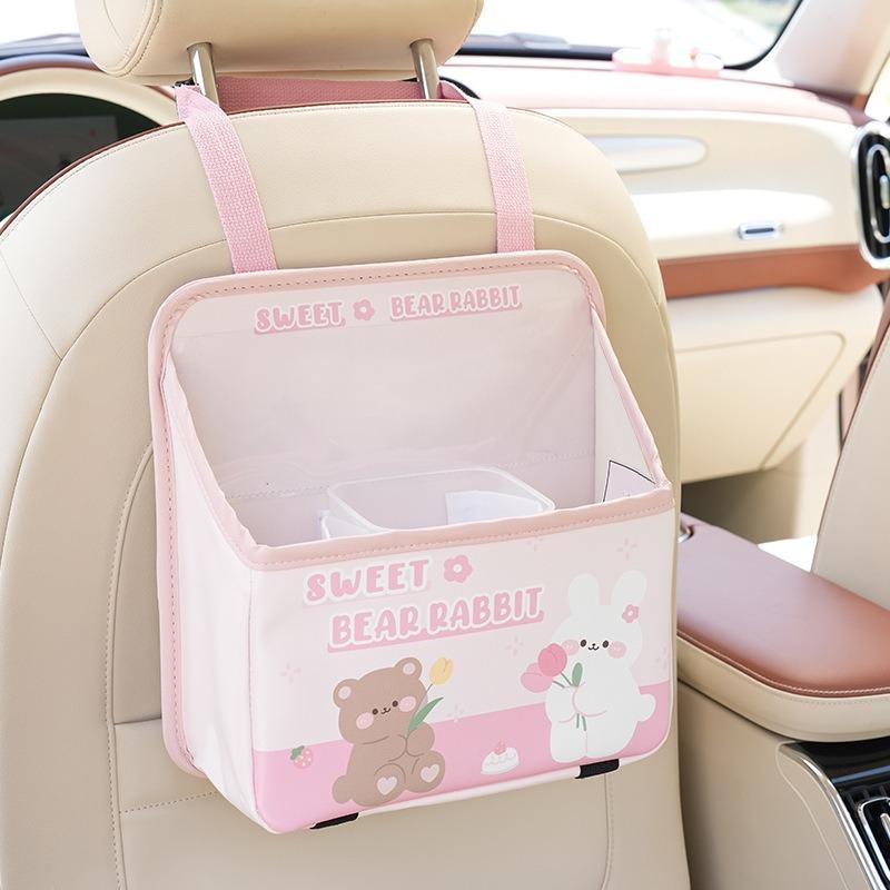 Car Back Seat Organizer Multifunctional Car Storage Bag Large Capacity Car Tissue Holder Storage Bag