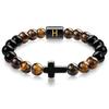 JYL TS Bracelet Men's  Beads Evokes Vintage Style & Strength