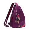 Multifunktionaler Rucksack Colorblock Große Kapazität Retro Brusttasche