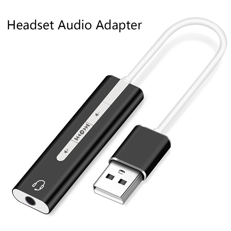 Buy Usb Computer Sound Card Usb To SingleHole Sound Card Headset