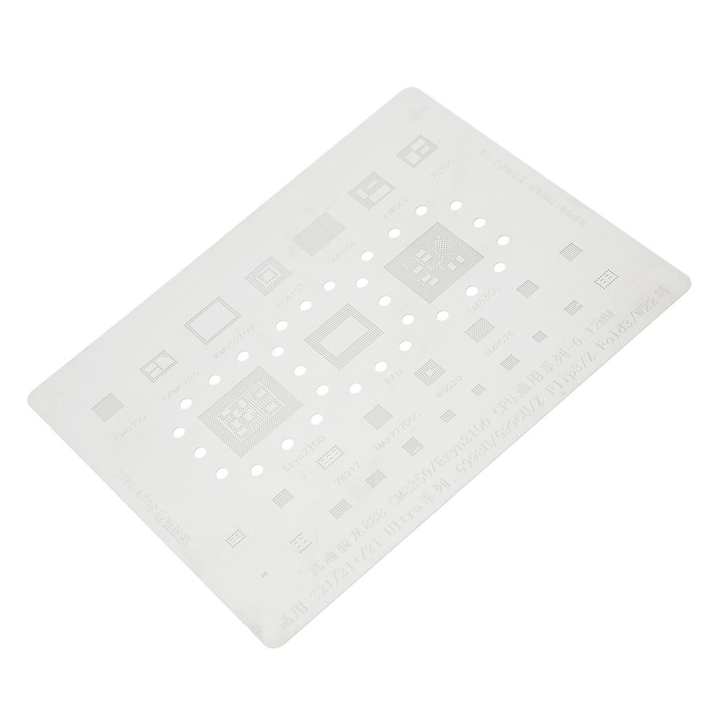 BGA Reballing Stencil Accurate Positioning Fast Tin Planting CPU Reballing Template for S21 S21+ S21 Ultra Series