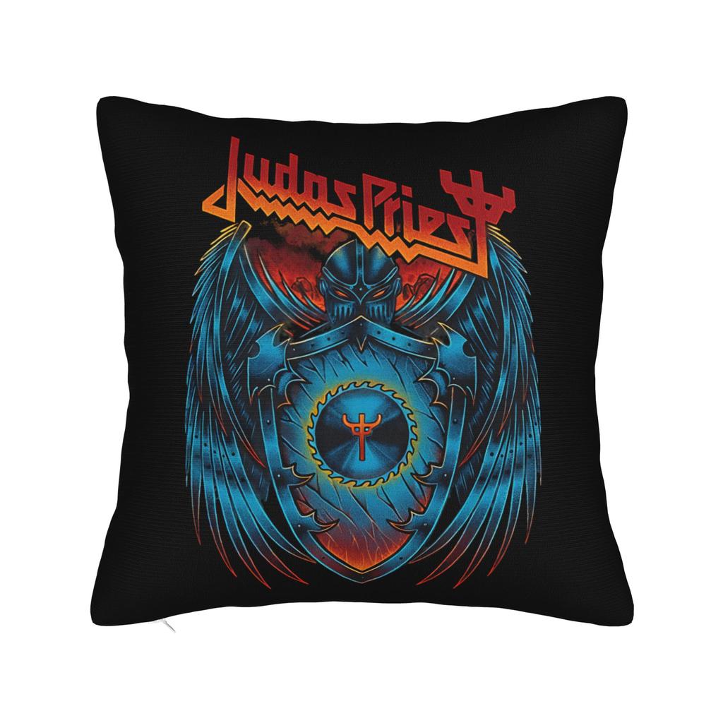 Judas Priest 2025 Tour Kuddfodral Kuddöverdrag Shield of Pain Konsert Fira 35:e Kuddfodral Heminredning Dragkedja