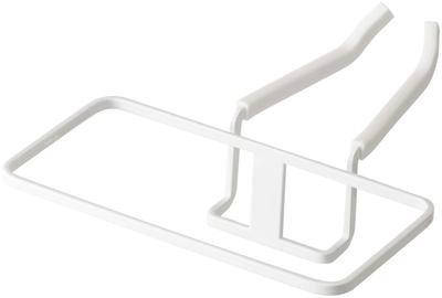 Suporte para saco plástico para torneira Yamazaki Jitsugyo Branco Aprox.. L16XP19,5XA6cm Torre Triangular Canto Pia Lixeira 4825