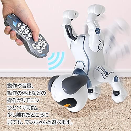 ROBOT PLAZA Robot Dog Children's Toy Educational Toy Popular Dog Robot Pet Robot Dog Simple Programming Robot Pet Birthday Gift Boys