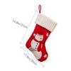 Embroidered Christmas Sock Merry Christmas Decoration Socks Pendant Xmas Ornament Indoor Home Christmas Party Decoration