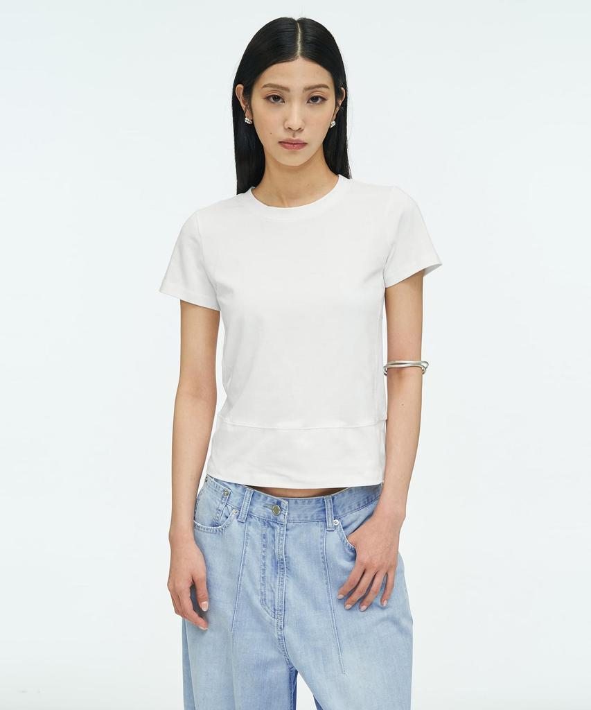 Anggae Parallel T-Shirt White