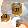 100 Aluminium Identification Rings for Pigeons, Doves, Canaries, Lovebirds And Quail (2026).