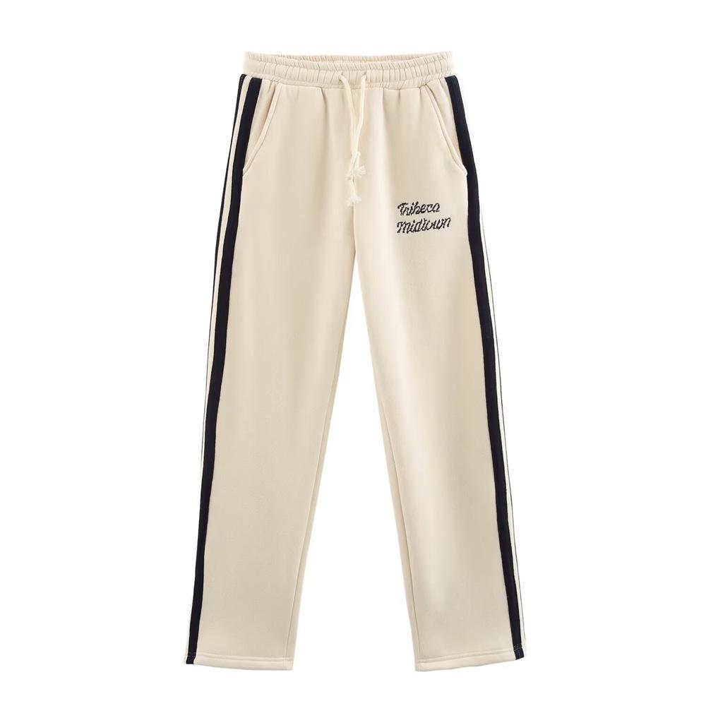 

Женский свободный повседневный свитшот с принтом и джоггеры, весна 2025 Small