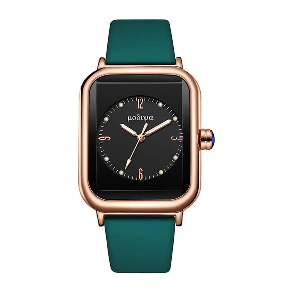 Fashion Student Women s Quartz Watch For Women s Wristwatch Square Quartz Watch Simple Style Silicone Belt Quartz Watch